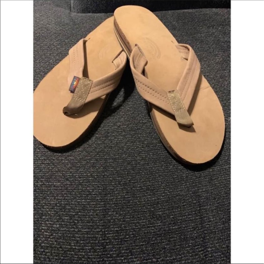Womens Rainbow Flip flops